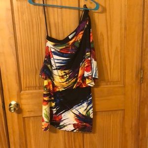 Jessica Simpson one shoulder dress